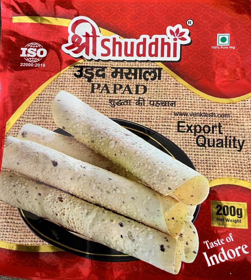 Urad Masala Papad